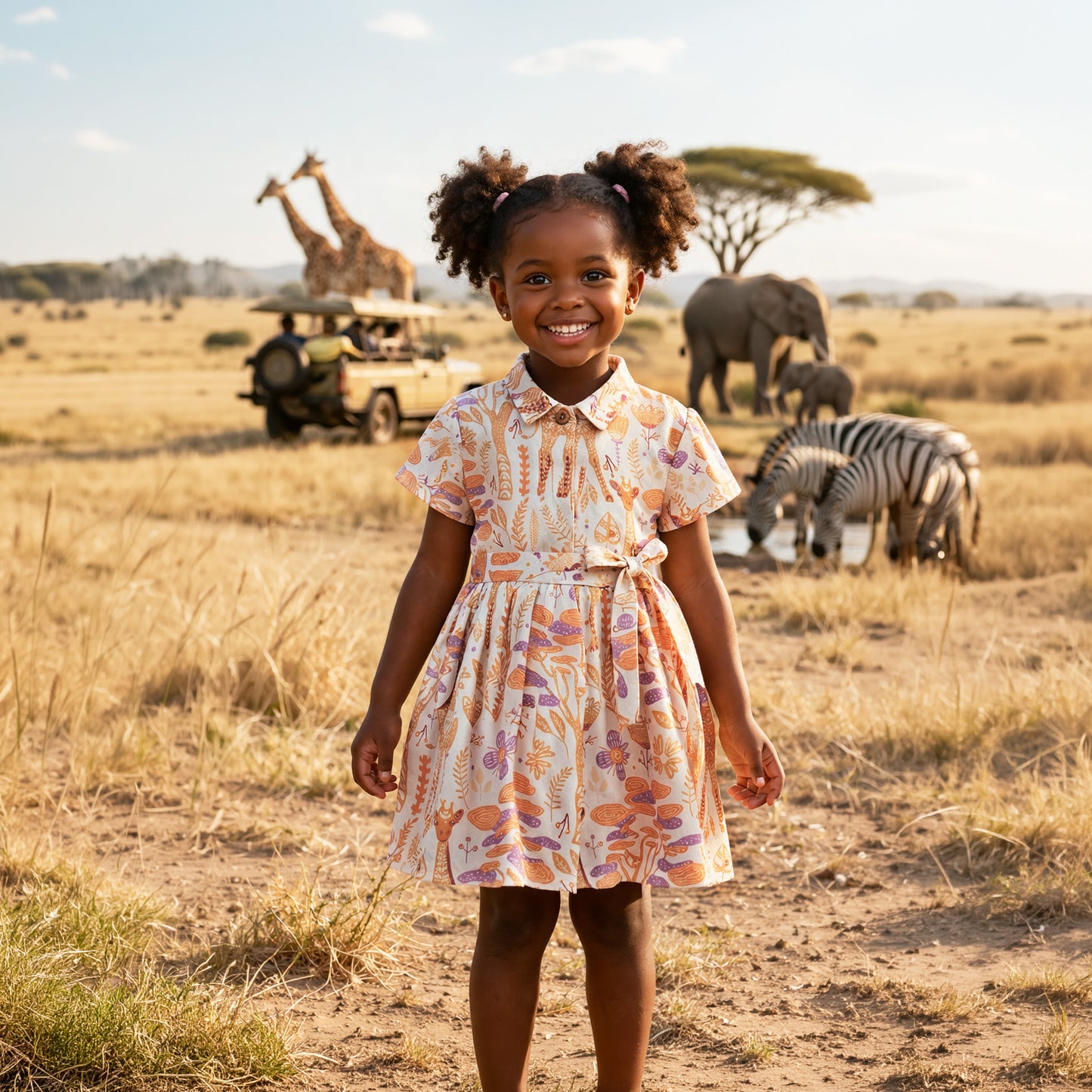 Twiga acacia dress