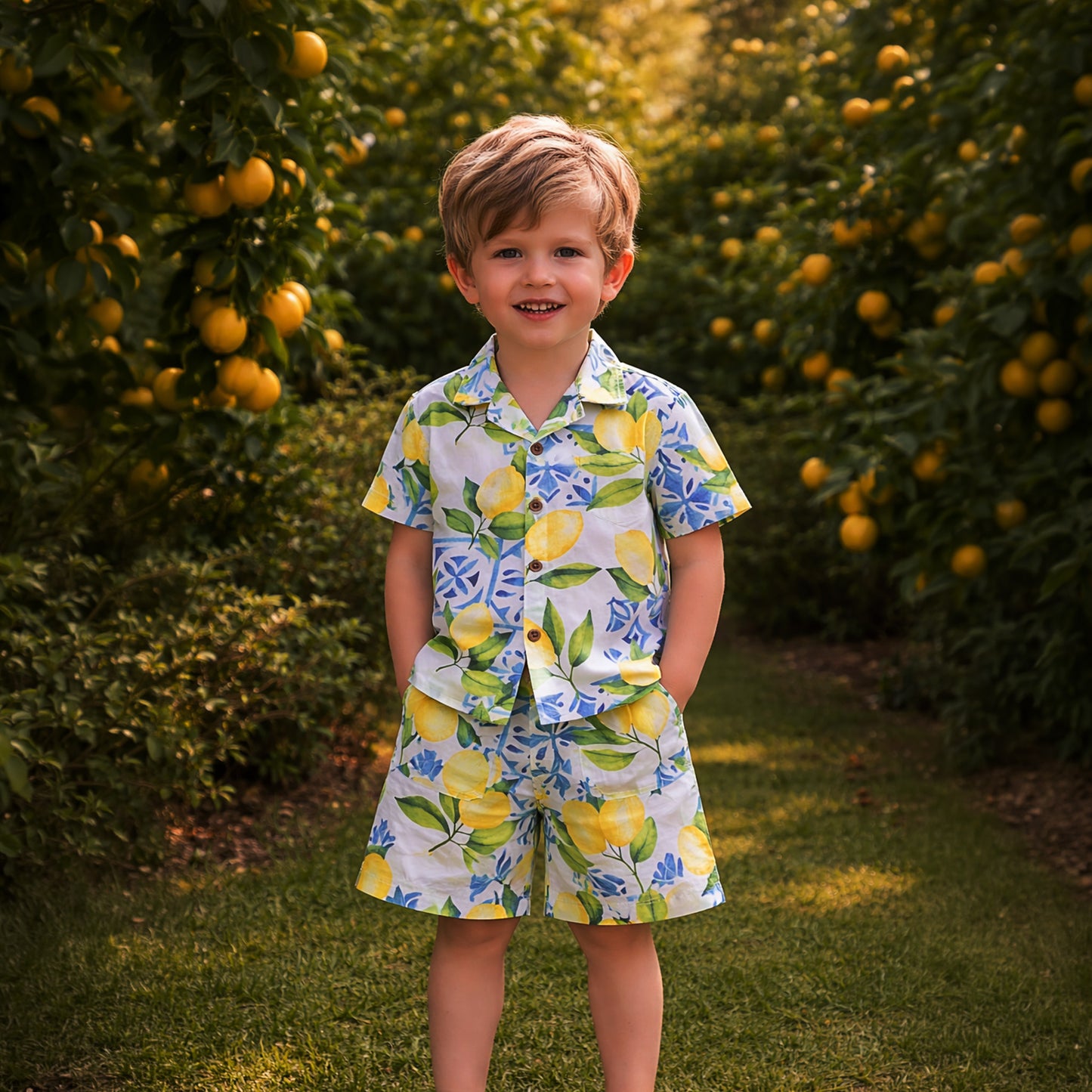 Ndimu shirt & shorts set